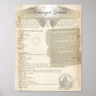 POSTER ARCHANGEL GABRIEL