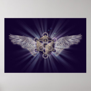 Poster Archangel Metatron - Cubo de Metatron