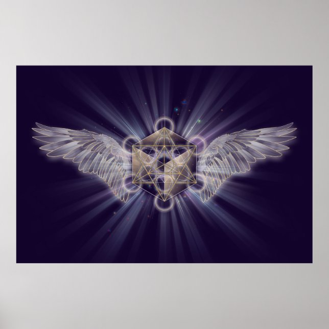 Poster Archangel Metatron - Cubo de Metatron (Frente)