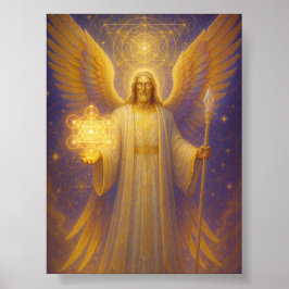 Poster Archangel Metatron - Guardião da Sabedoria Sagrada