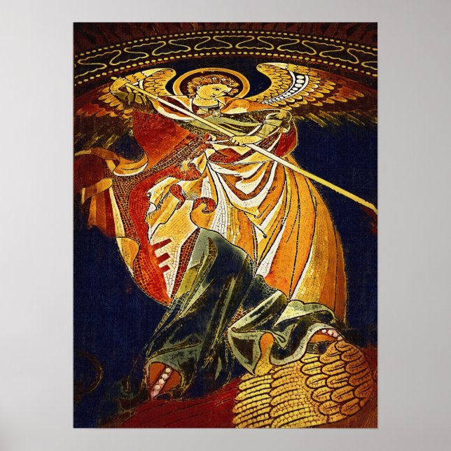 Poster Archangel Michael Gothic, Igreja de Kaiser Wilhelm (Frente)