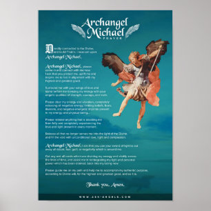 Poster Archangel Michael Prayer