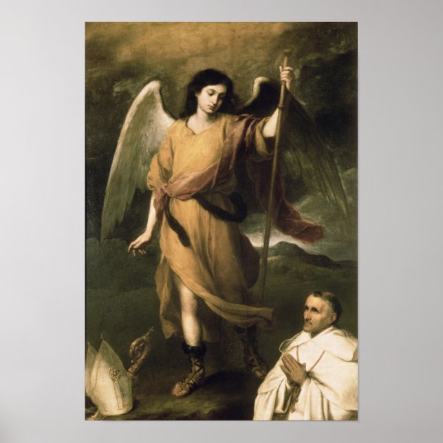 Poster Archangel Raphael com Bishop Domonte (Frente)