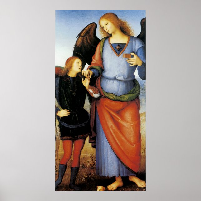 Poster Archangel Raphael com Tobias (Frente)