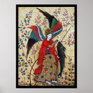 PÓSTER ARCHANGEL RAPHAEL E PEIXE