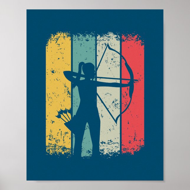 Poster Archery Arrow Arco Archery Archery (Frente)