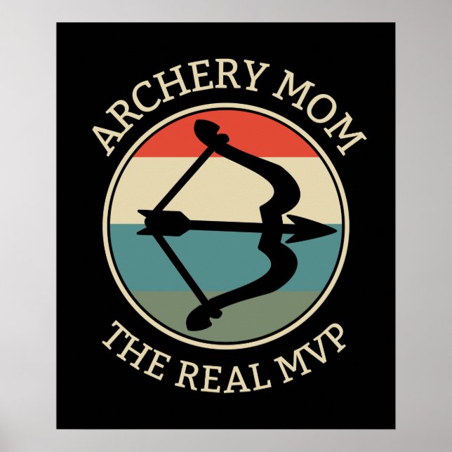 Poster Archery Mãe, o Real MVP | Archery Mãe (Frente)