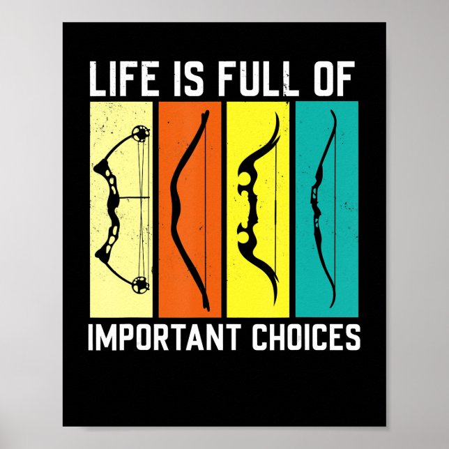 Poster Archery Men Arco Hunter Gift Archers (Frente)