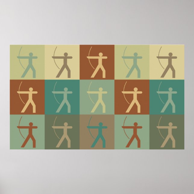 Poster Archery Pop Art (Frente)