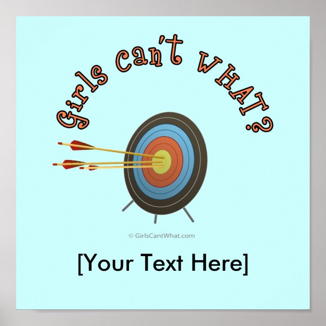 Poster Archery Target Bullseye (Frente)