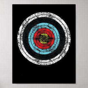 Poster Archery Target Cute arco Caça Engraçado Archer