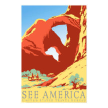 Arches National Park Co-Viagens vintage do Colorad
