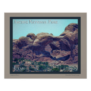 Póster Arches National Park Poster