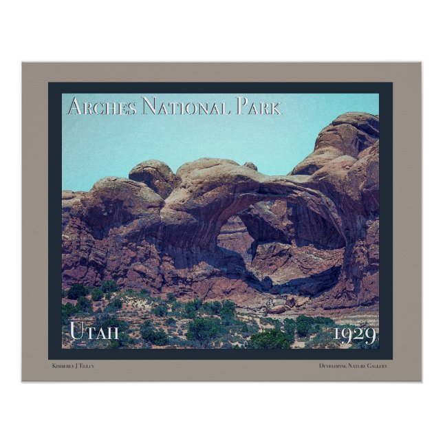 Póster Arches National Park Poster (Frente)