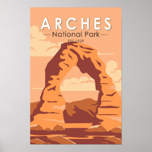 Poster Arches National Park Utah - Arte Delicada
