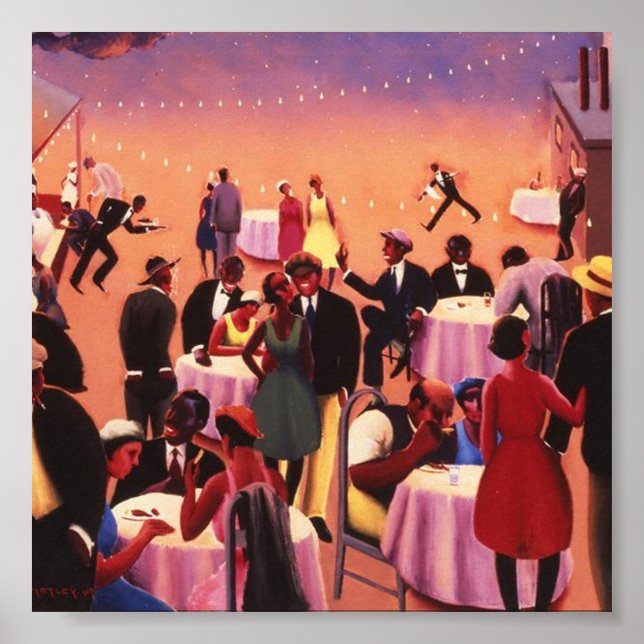 Poster Archibald Motley Art Deco (Frente)
