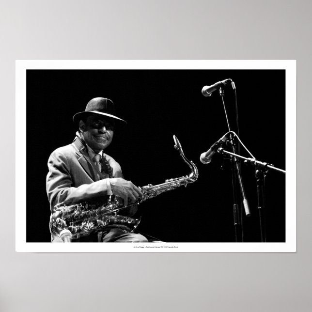 Poster Archie Shepp 1 por P. Baud Banlieues Bleues 2010 P (Frente)