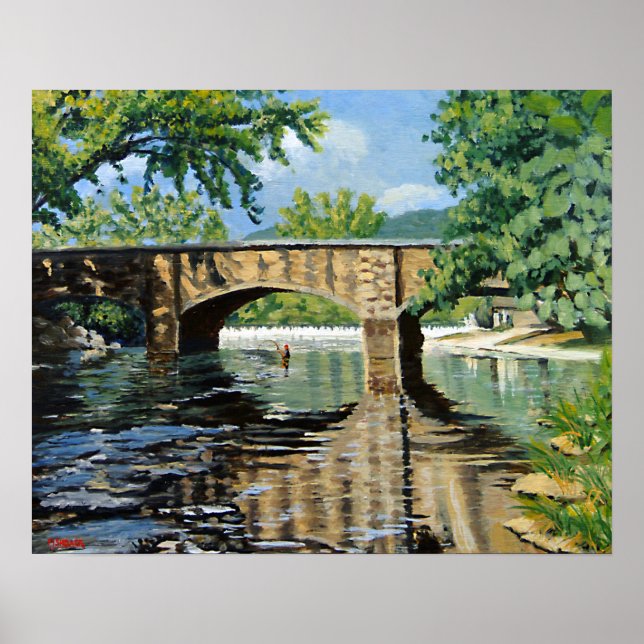 Poster Arco Arco-Íris Pescar (Frente)