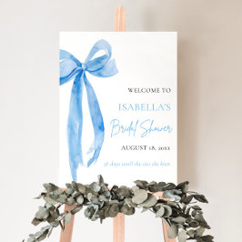 Poster Arco azul Ela é Chá de panela de Casando