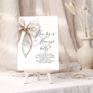 Poster Arco branco Pérola como grande é o jogo Mommys Bel