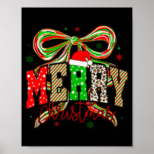 Poster Arco Coquete Nk Árvore de Natal Feliz Natal Menina
