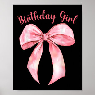 Poster Arco Coquette Birthday Girls Aestética Girly Birth
