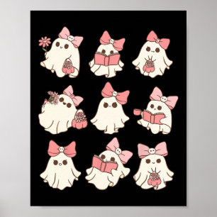 Poster Arco cor-de-rosa Ghost Halloween Spooky Seas