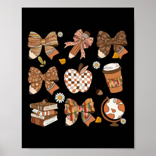 Poster Arco de Coquetete Retro Livro de Café Obrigado