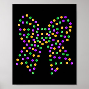 Poster Arco de Coquette do Mardi Gras New Orleans Arco M