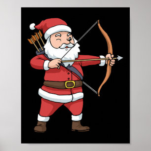 Poster Arco de Fila de Natal Caçando Papai Noel
