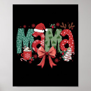Poster Arco de Mama Coquette Natal Mãe Família Merry Xmas