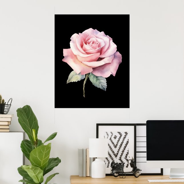 Poster Arco de Parede Feminino Fofo (Escritório em casa)