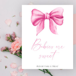 Poster Arco de rosa em aquarela - bebês são doces pôster