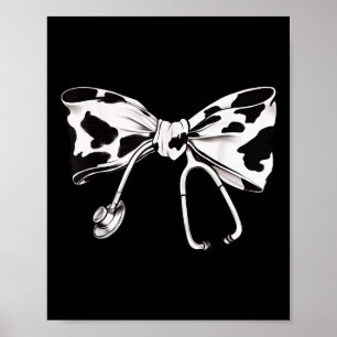 Poster Arco De Vaca E Enfermeiro De Estetoscópio