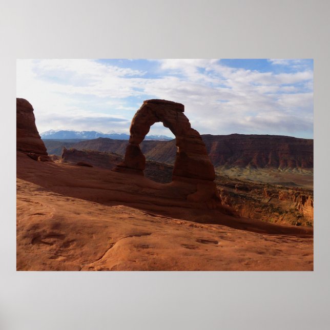 Poster Arco Delicado I no Parque Nacional Arches (Frente)
