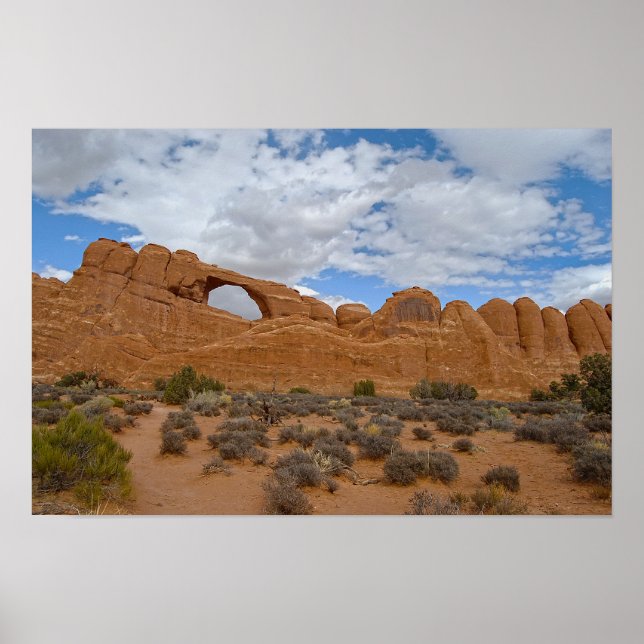 Poster Arco do Horizonte, Parque Nacional dos Arcos, Utah (Frente)