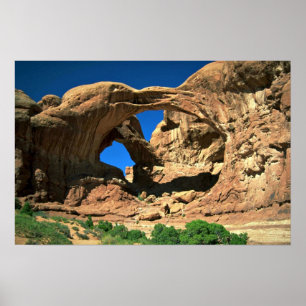 Póster Arco dobro, arcos parque nacional, Utá