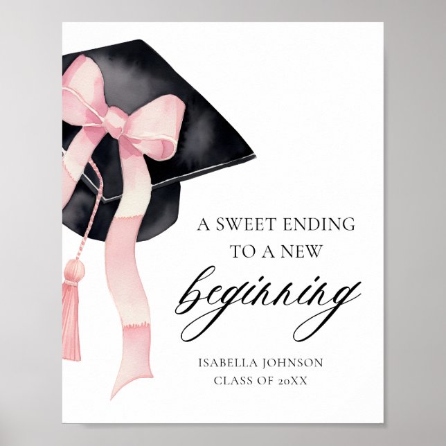 Poster Arco Formando Parte Um Doce Acabando Com Um Novo C (Frente)