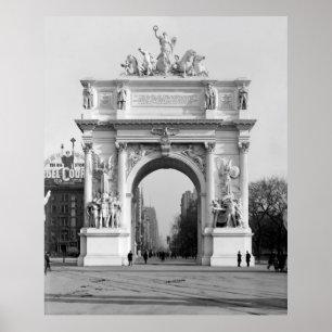 Póster Arco Fotografia de Dewey do vintage (1900)