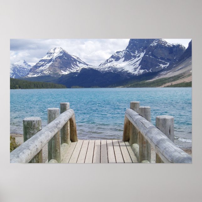 Póster Arco Glacier Lake, AB, Canadá (Frente)