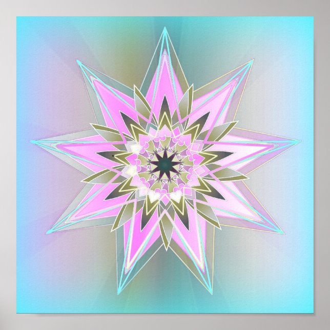 Póster Arco-íris4 (Frente)