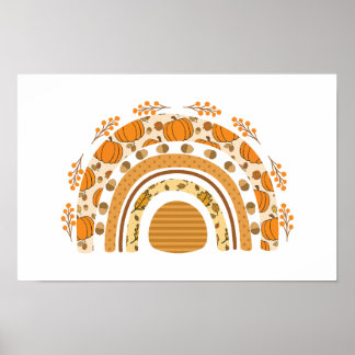 Poster Arco-íris de Outono 