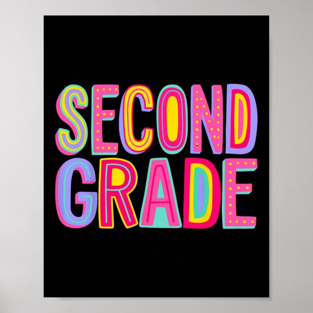 Poster Arco-Íris De Segundo Grau Retroativo Vibes Ck Para (Frente)