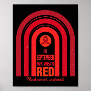 Poster Arco-íris Em setembro nós usamos vermelho Conscien