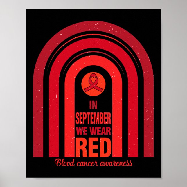 Poster Arco-íris Em setembro nós usamos vermelho Conscien (Frente)