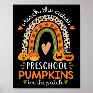 Poster Arco-Íris Eu Ensino Os Pumpkins Mais Cortes Em Que