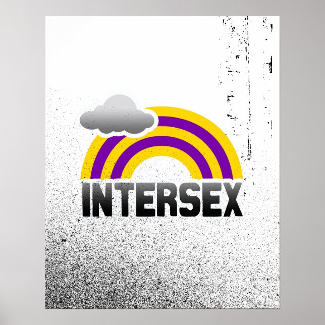 POSTER ARCO-ÍRIS INTERSEXO (Frente)