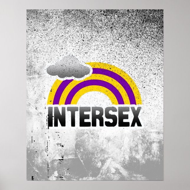 PÓSTER ARCO-ÍRIS INTERSEXO (Frente)