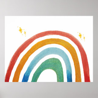 Poster Arco-íris Mágico