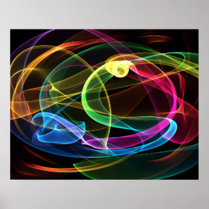 Póster Arco-íris orgânico